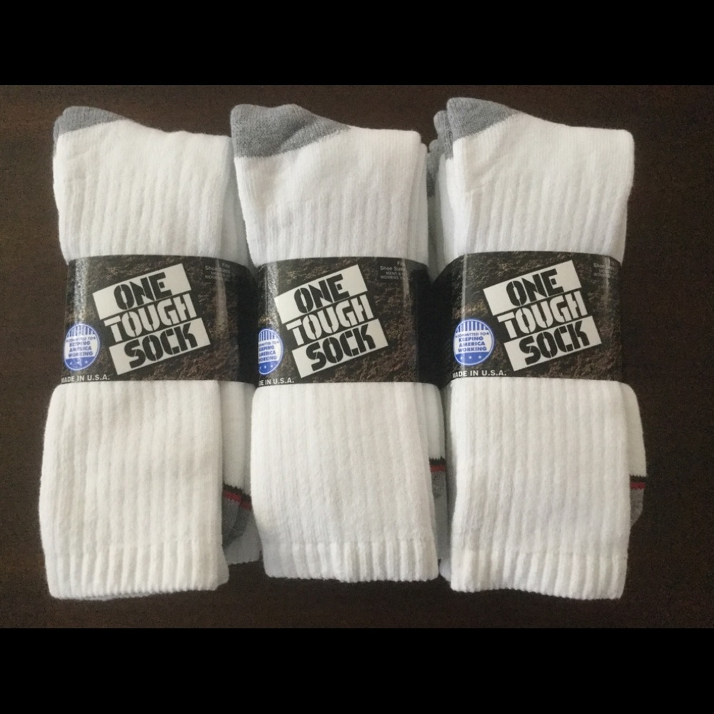 Heavy Duty Work Boot Crew Socks ONE TOUGH SOCK